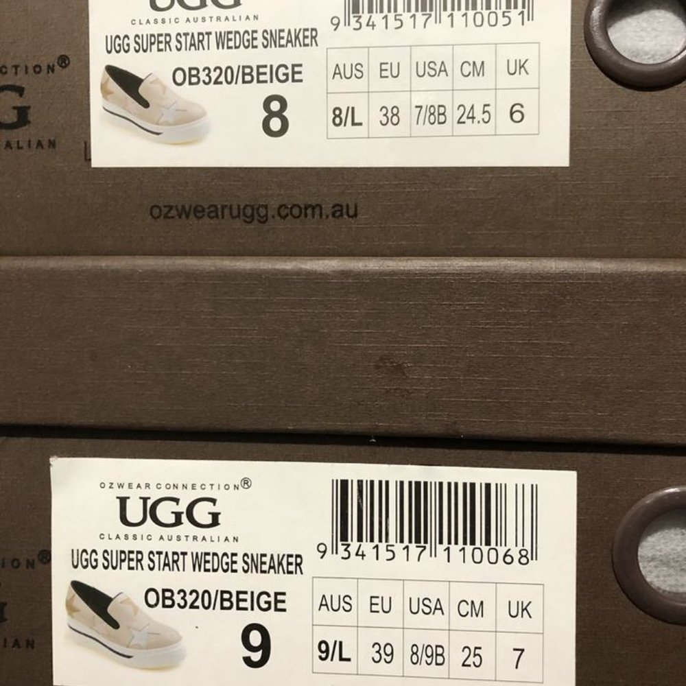 New UGG OZWEAR LADIES SUPERSTAR WEDGE SNEAKER - Picture 6 of 11